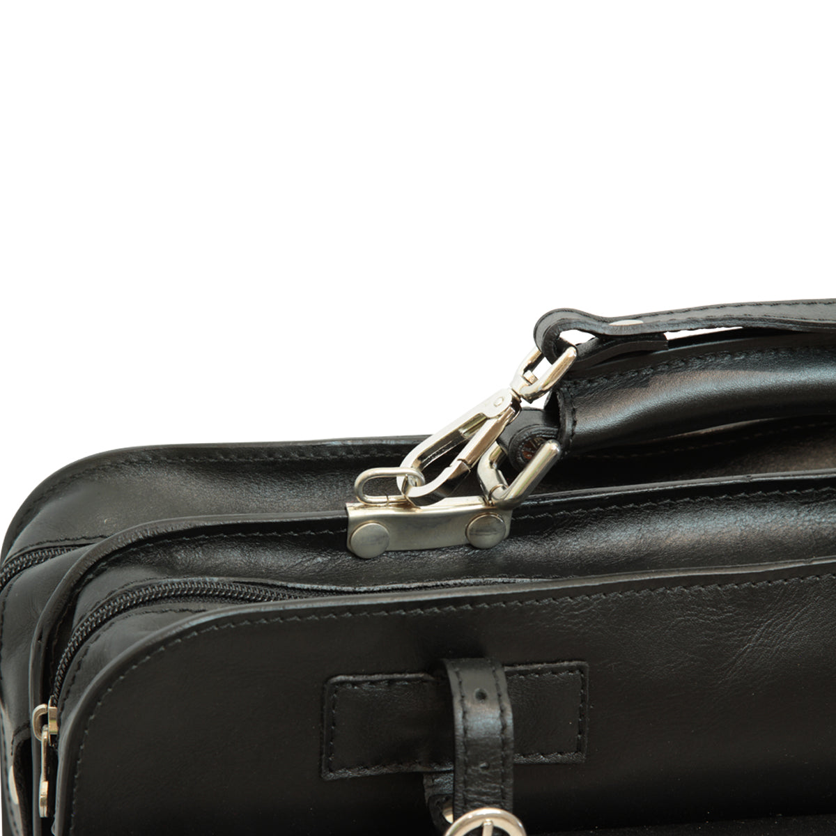Leather Briefcase - Black