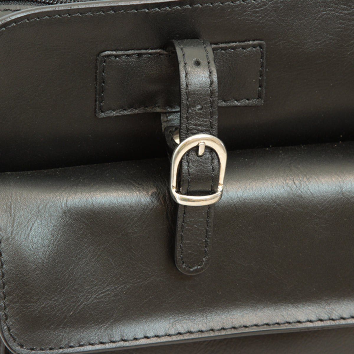 Leather Briefcase - Black