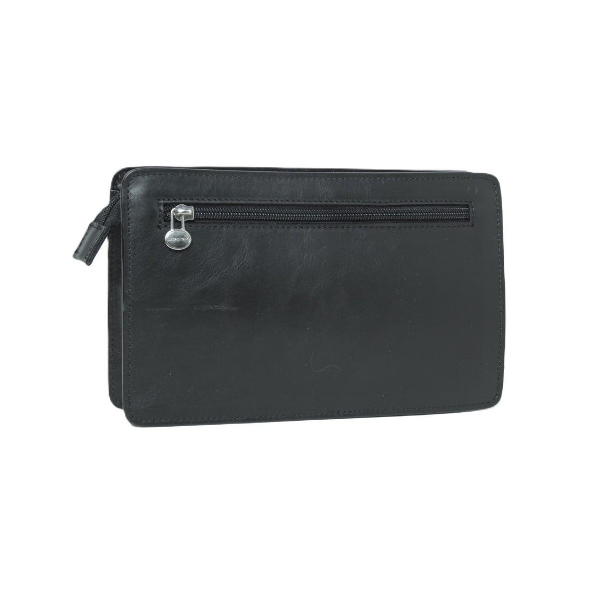 Full Grain Leather Clutch - Black