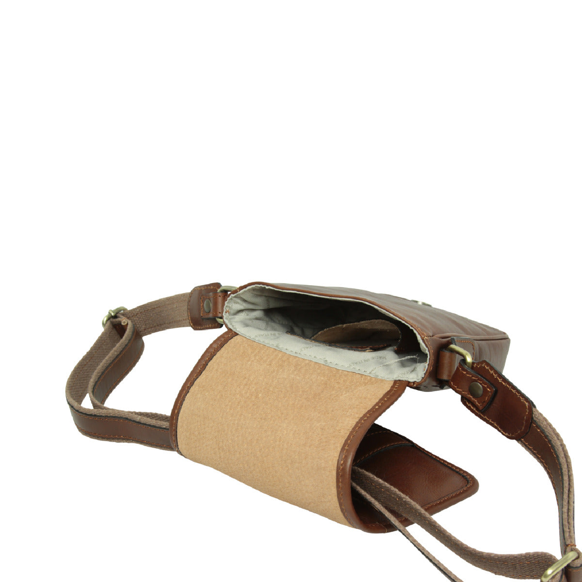 Soft Calfskin Leather Satchel Bag - Chestnut