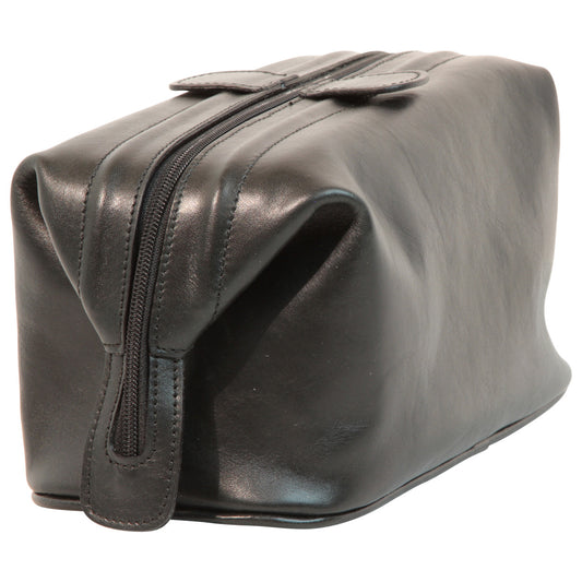 Leather Beauty Case - Black