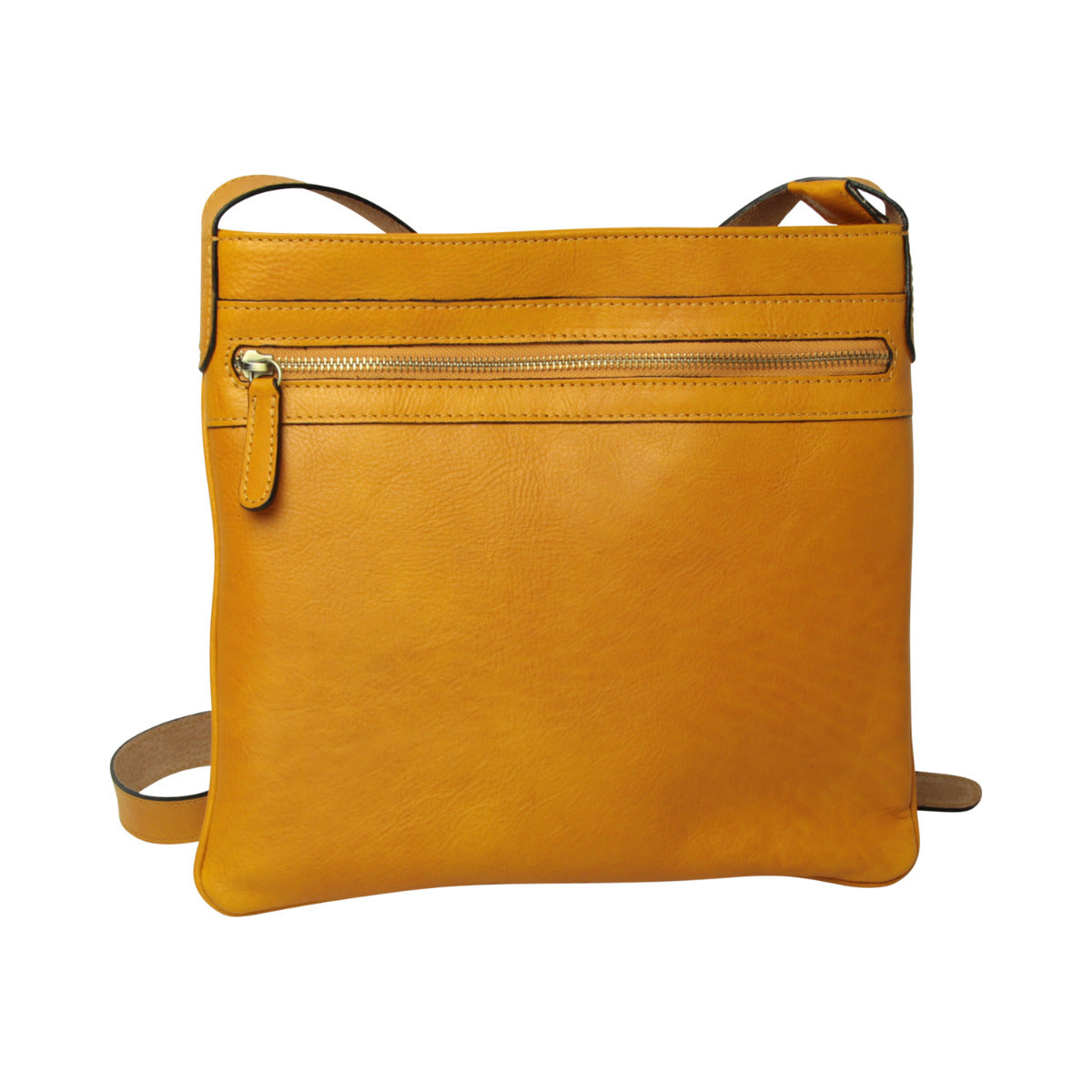 Leather Hip Bag - Yellow Ocher