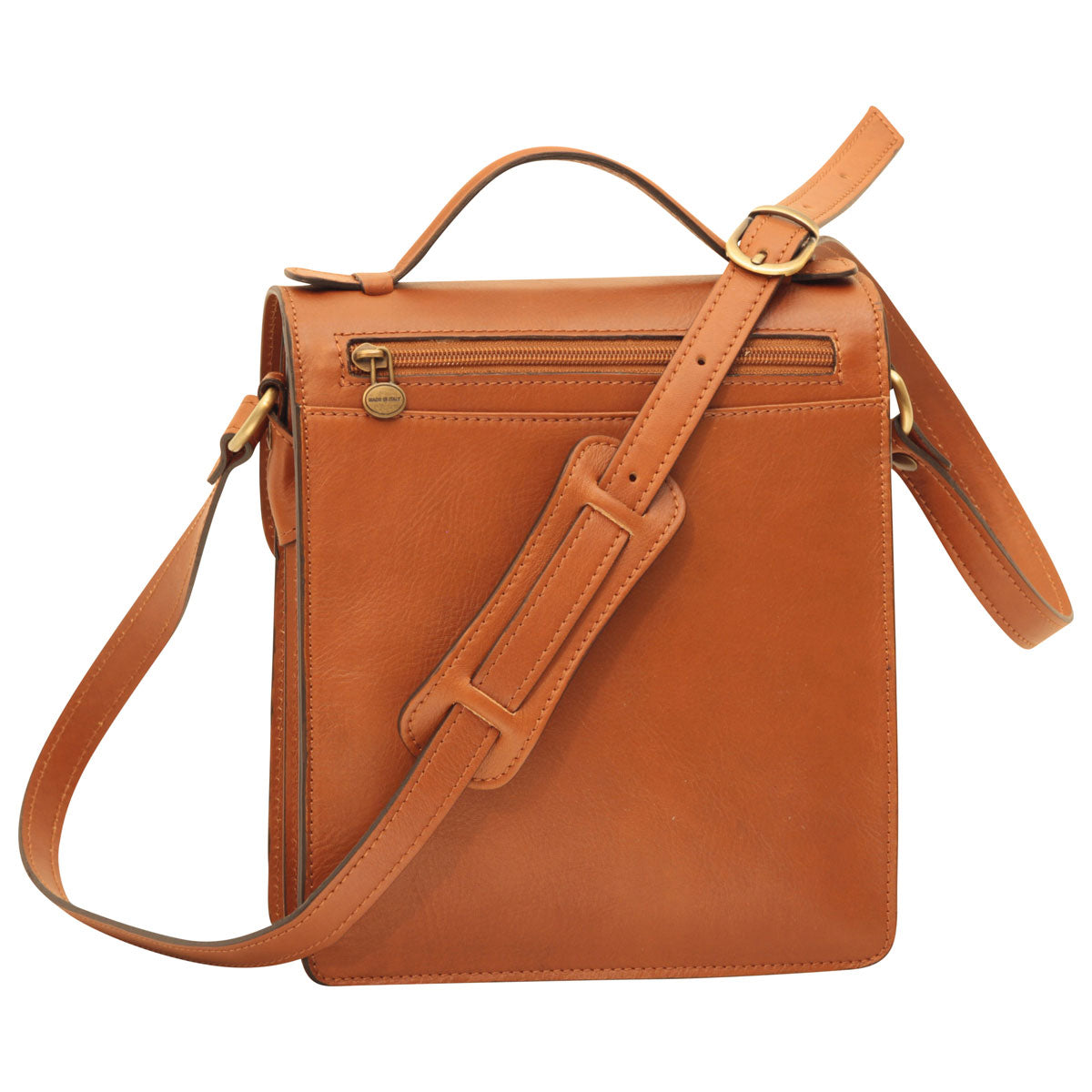 Classica Ii Leather Satchel - Brown Colonial