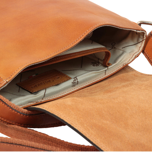 Leather I-Pad Bag - Brown Colonial