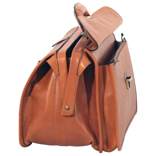Leather Doctor'S Bag - Brown Colonial