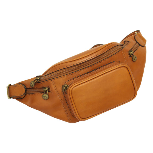 Leather Belt Pack - Brown Colonial