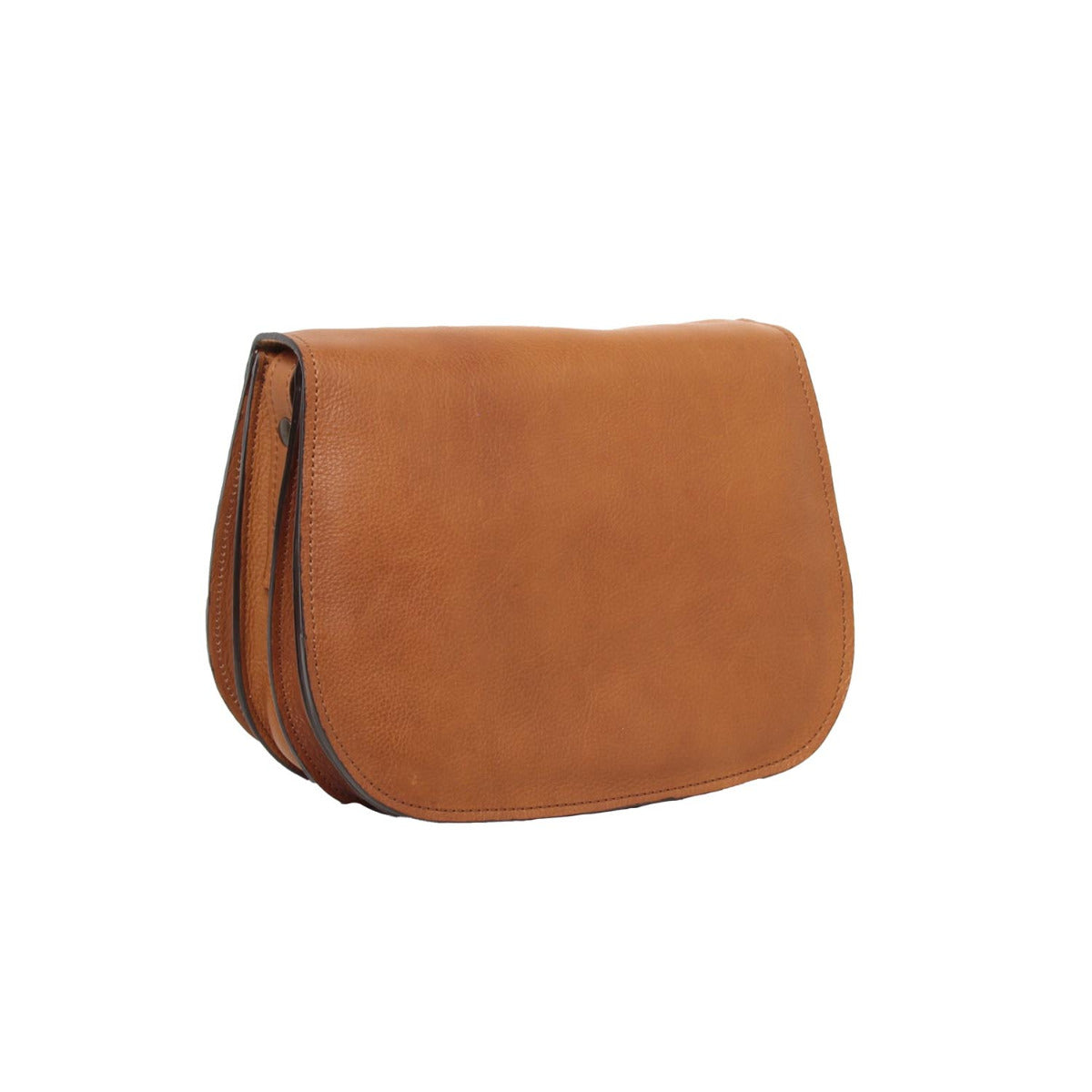 Women'S Shoulder Bag In Full Grain Calfskin-Gold