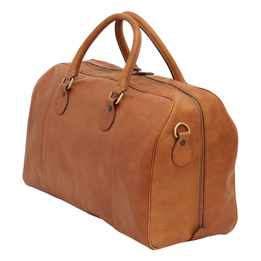 Leather Duffel Bag - Colonial