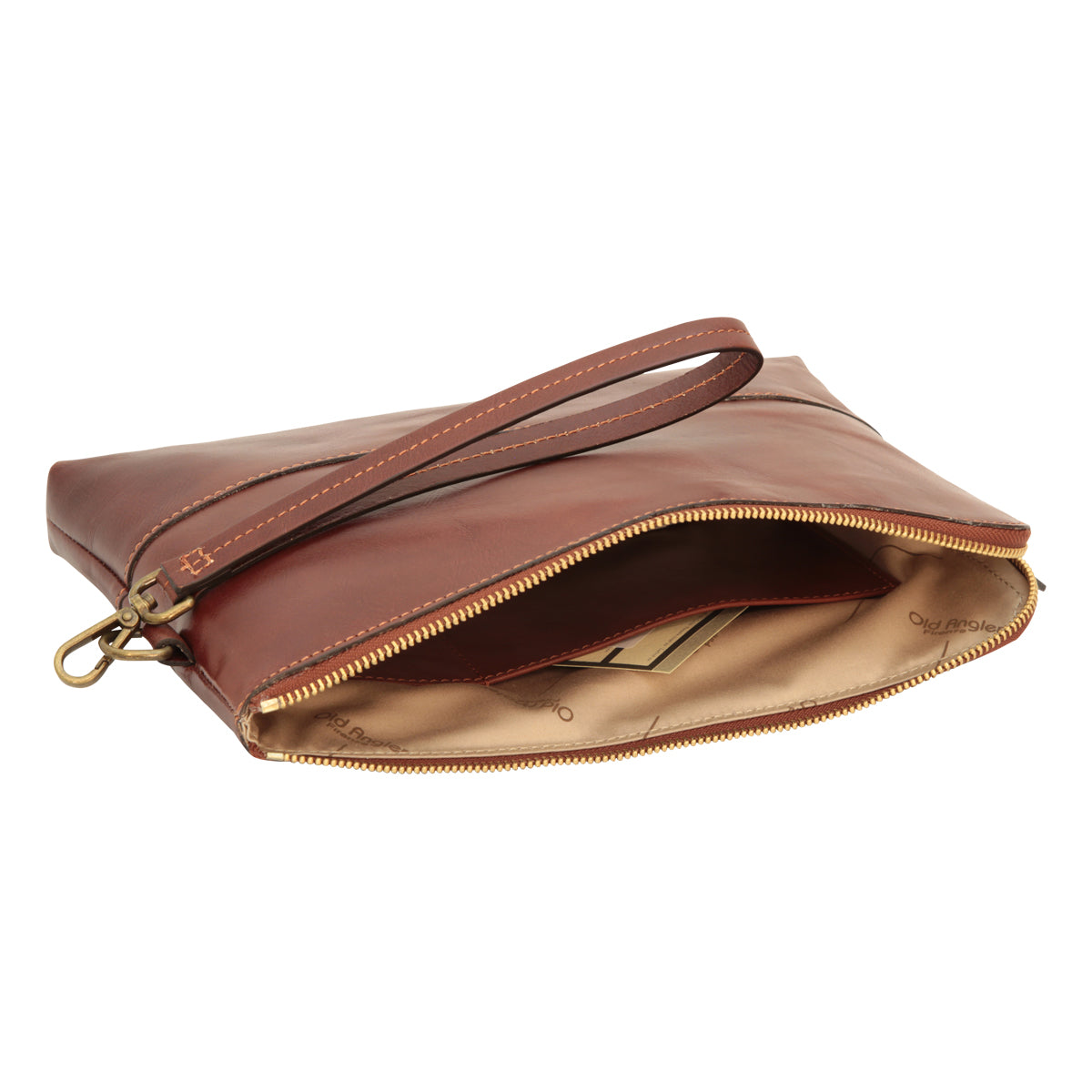 Full Grain Calfskin Document Case - Brown