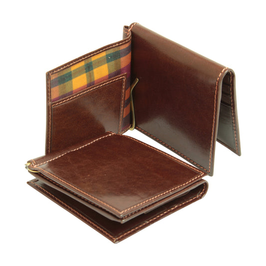 Three Part Wallet - Brown