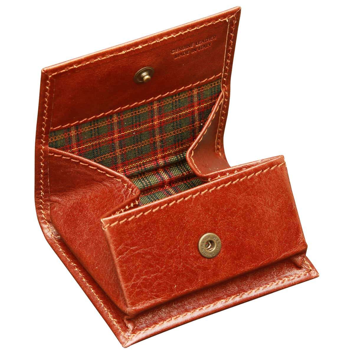 Leather Coin Purse - Brown