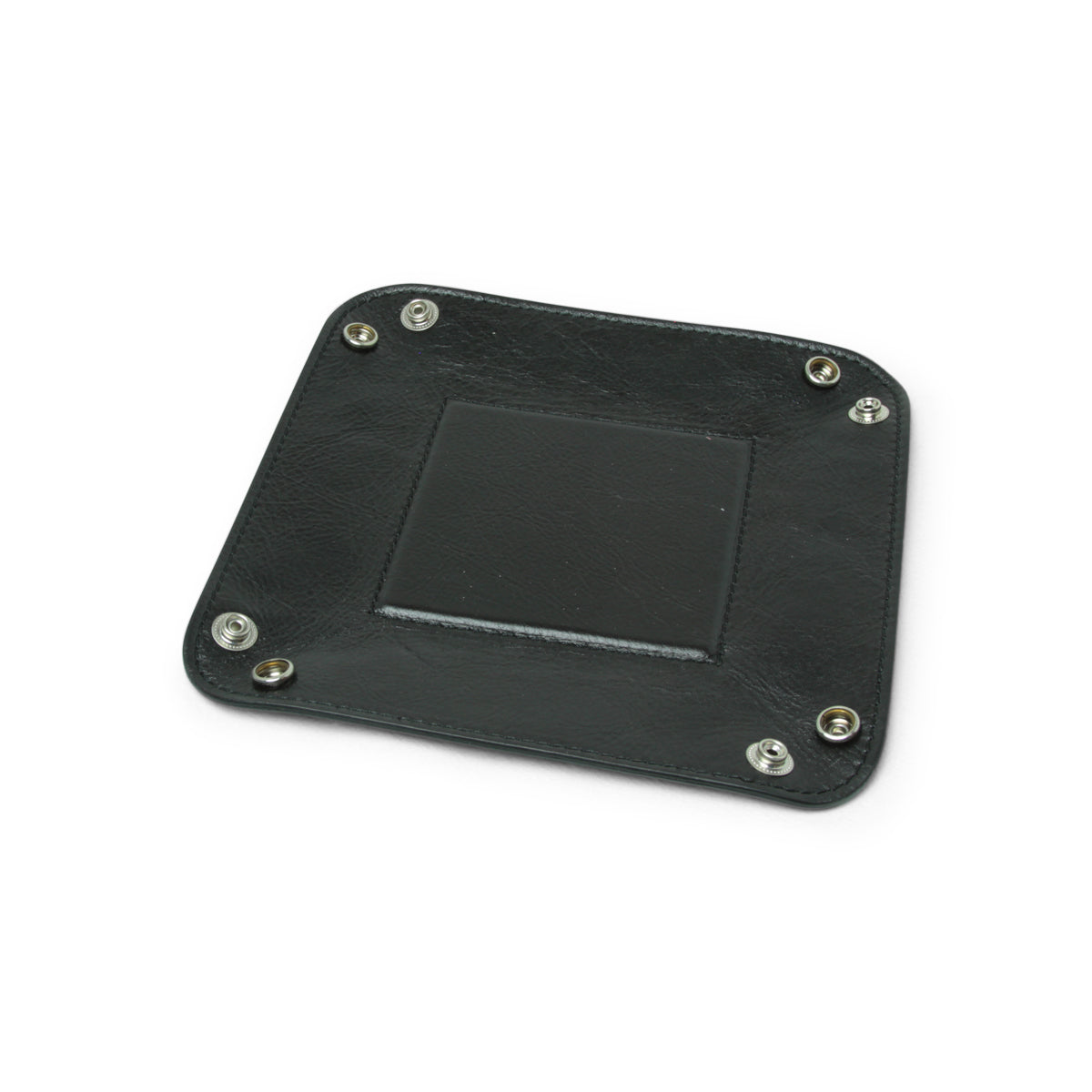 Full Grain Leather Valet Tray - Black