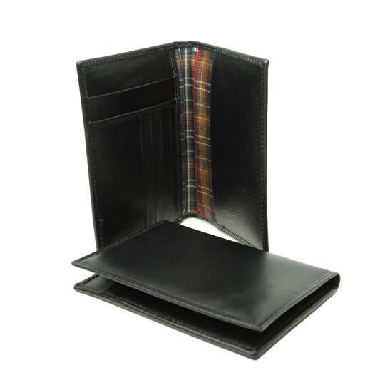 Leather Passport Holder - Black