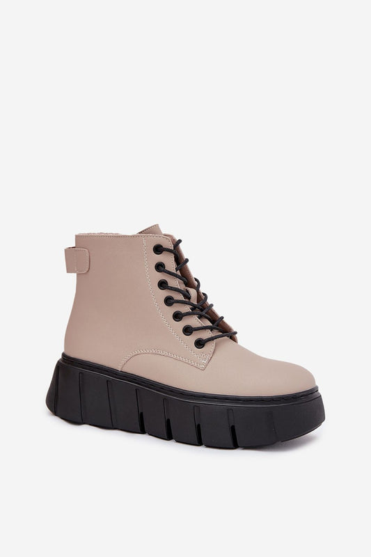 Platform boots model 216833 Step in style