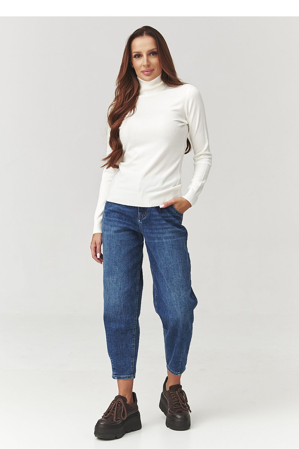 Jeans model 219723 Makadamia