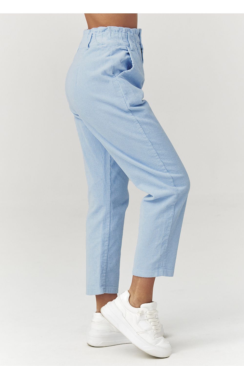 corduroy trousers model 223244 Makadamia