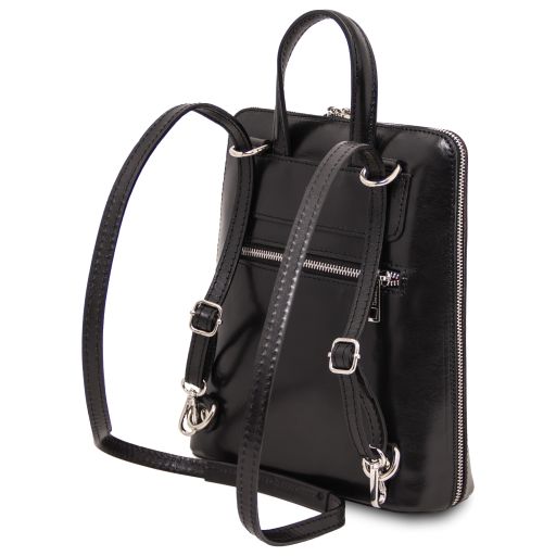 Paris - Small leather backpack for women