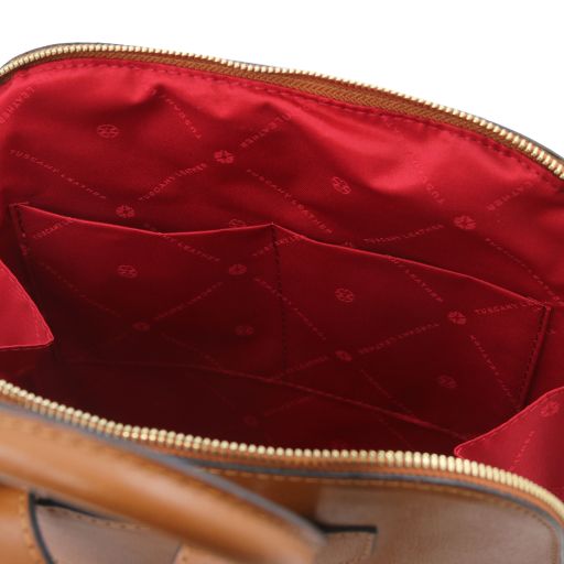 TL Bag - Saffiano leather backpack for women