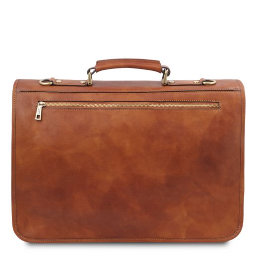 Black leather Briefcases Ancona - by Tuscany Leather
