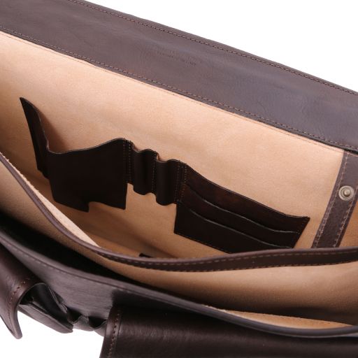 Black leather Briefcases Ancona - by Tuscany Leather