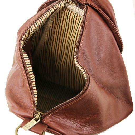 Brown leather Backpacks Delhi - by Tuscany Leather