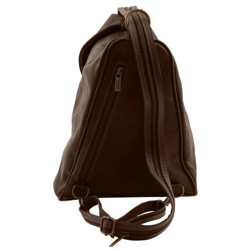 Brown leather Backpacks Delhi - by Tuscany Leather