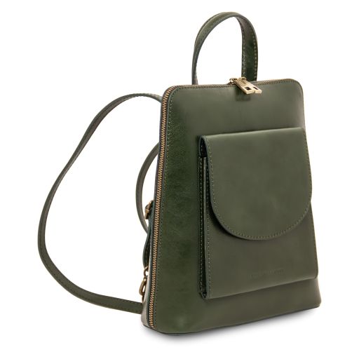 Paris - Small leather backpack for women