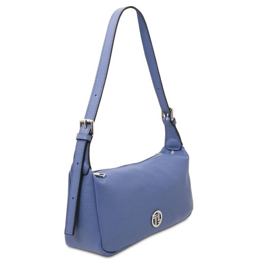 Bordeaux leather Shoulder Bags Miranda - by Tuscany Leather
