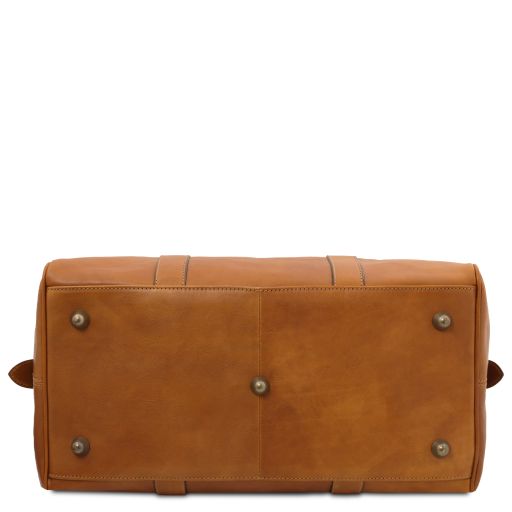 Black leather Duffel Bags TL Voyager by Tuscany Leather
