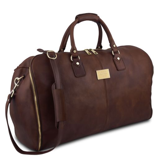 Black leather Garment Bags Antigua - by Tuscany Leather