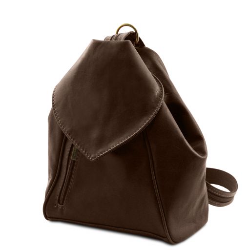 Brown leather Backpacks Delhi - by Tuscany Leather