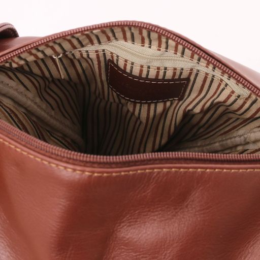Brown leather Backpacks Delhi - by Tuscany Leather