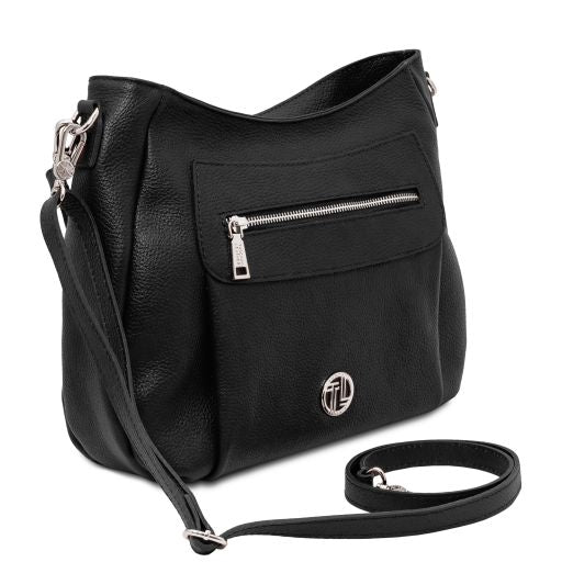 Taupe leather Handbags Brenda - by Tuscany Leather