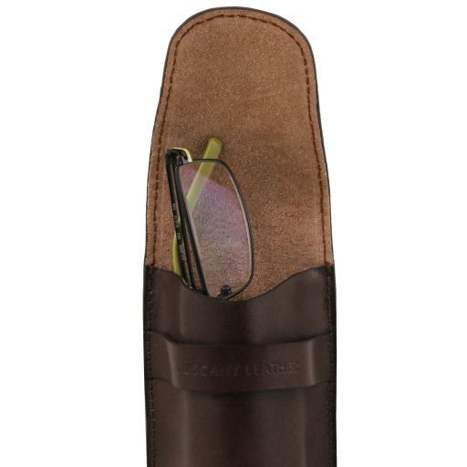 Red leather Travel Accessories Exclusive by Tuscany Leather