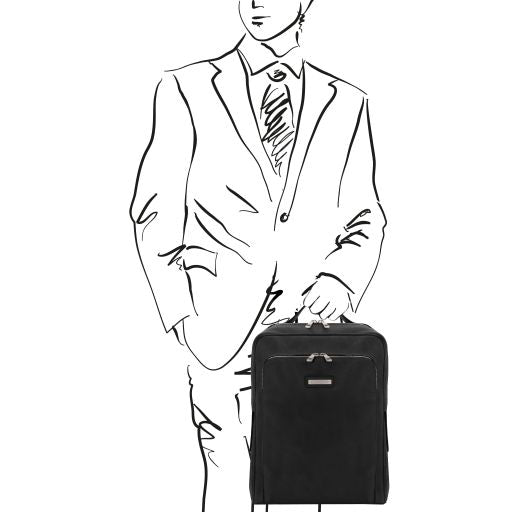 Bangkok - Leather laptop backpack