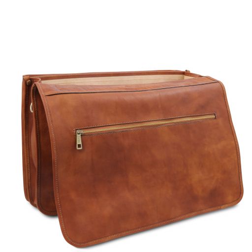Black leather Briefcases Ancona - by Tuscany Leather