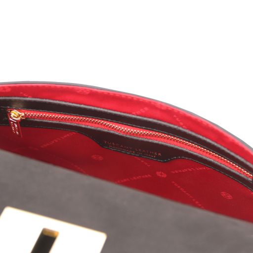 Black leather Handbags Armonia - by Tuscany Leather