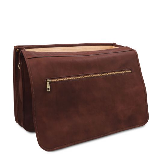 Black leather Briefcases Ancona - by Tuscany Leather
