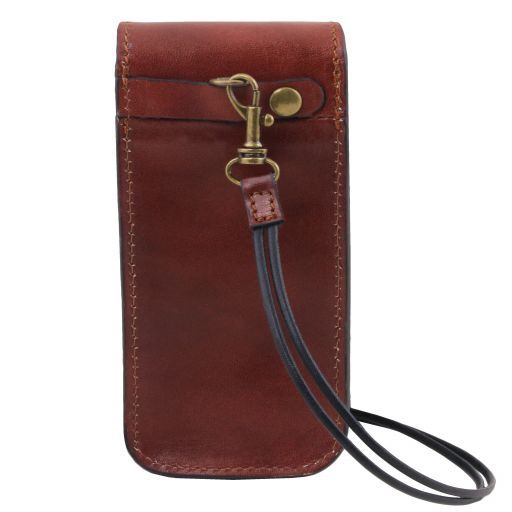 Dark Brown leather Travel Accessories Exclusive by Tuscany Leather