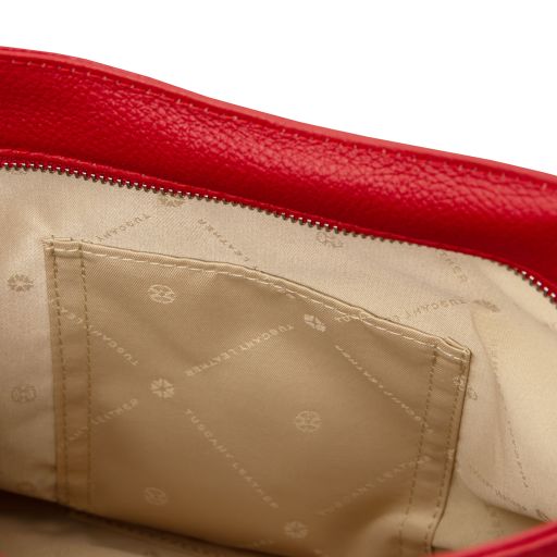 Taupe leather Handbags Brenda - by Tuscany Leather