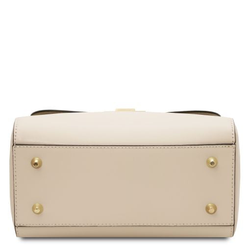 Black leather Handbags Armonia - by Tuscany Leather