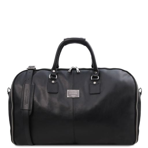 Black leather Garment Bags Antigua - by Tuscany Leather