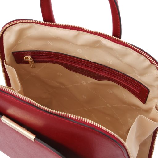 TL Bag - Saffiano leather backpack for women