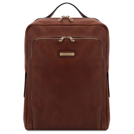 Brown leather Laptop Bags Bangkok - by Tuscany Leather