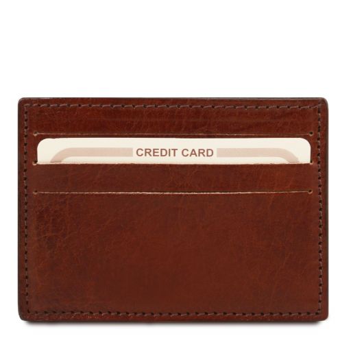 Dark Brown leather Travel Accessories Exclusive by Tuscany Leather
