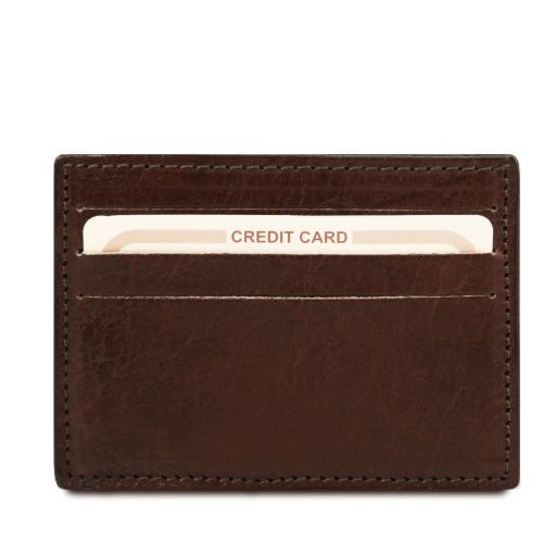 Exclusive leather credit/business card