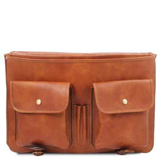 Black leather Briefcases Ancona - by Tuscany Leather