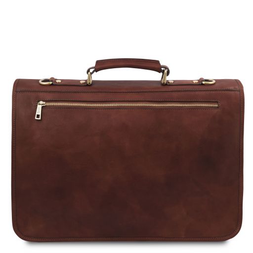 Black leather Briefcases Ancona - by Tuscany Leather