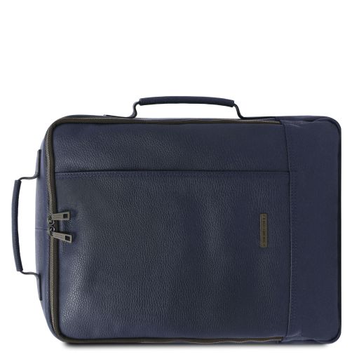 Dark Blue leather Backpacks Brooklyn - by Tuscany Leather