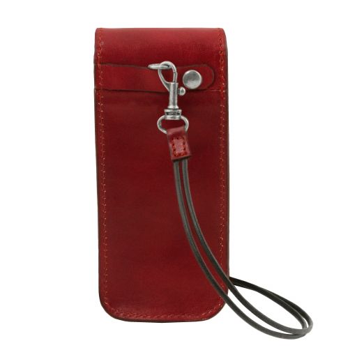 Red leather Travel Accessories Exclusive by Tuscany Leather